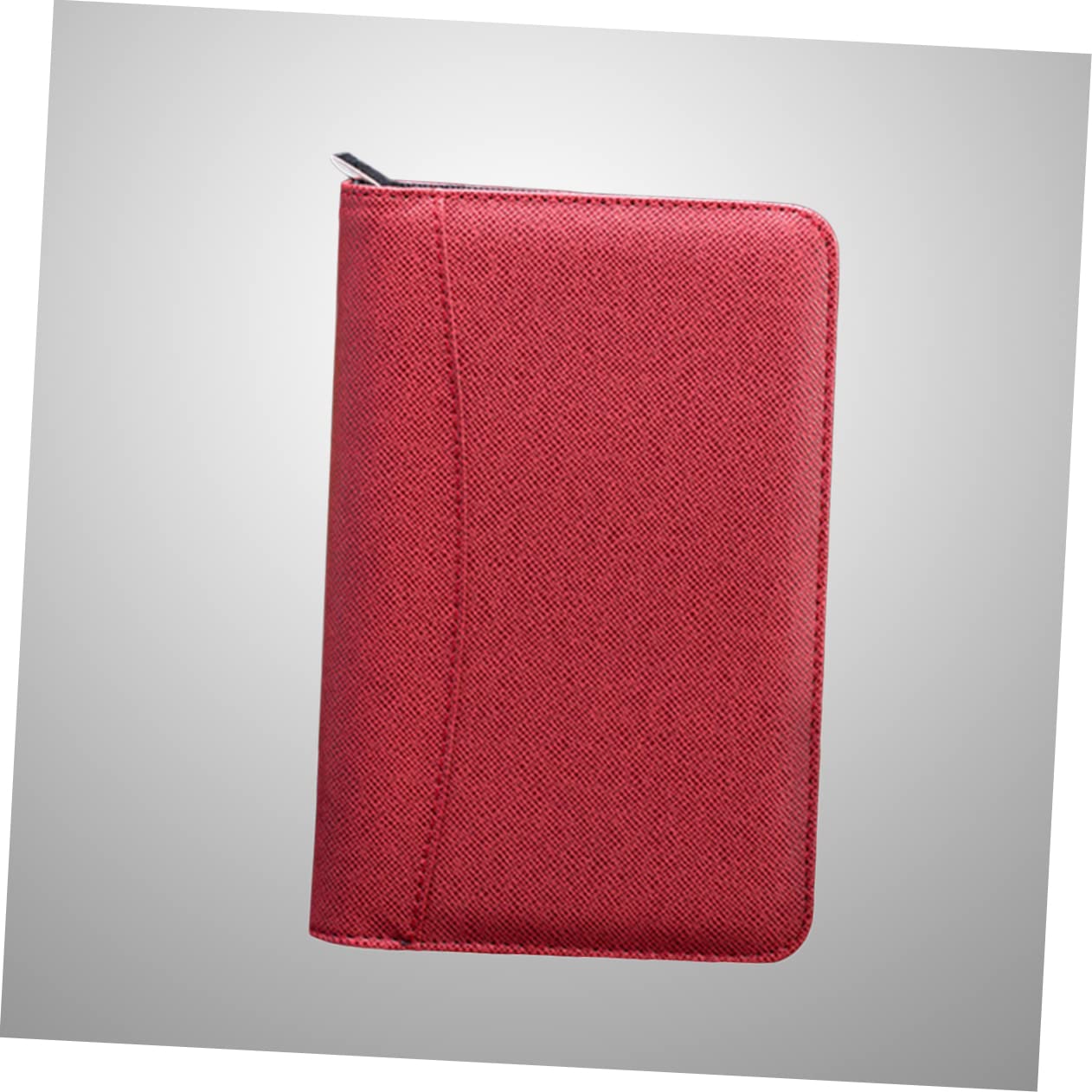 TEHAUX Cuadernos De Negocios Notebook Cuaderno De Cuero Sintético Cuaderno De Negocios Bloc De Notas Con Cremallera Organizador De Cuaderno Diario Bolsa De Viaje Con Cremallera