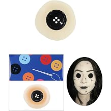 Libima 1 Set Halloween Black Button Eye Prosthetic Costume Accessories