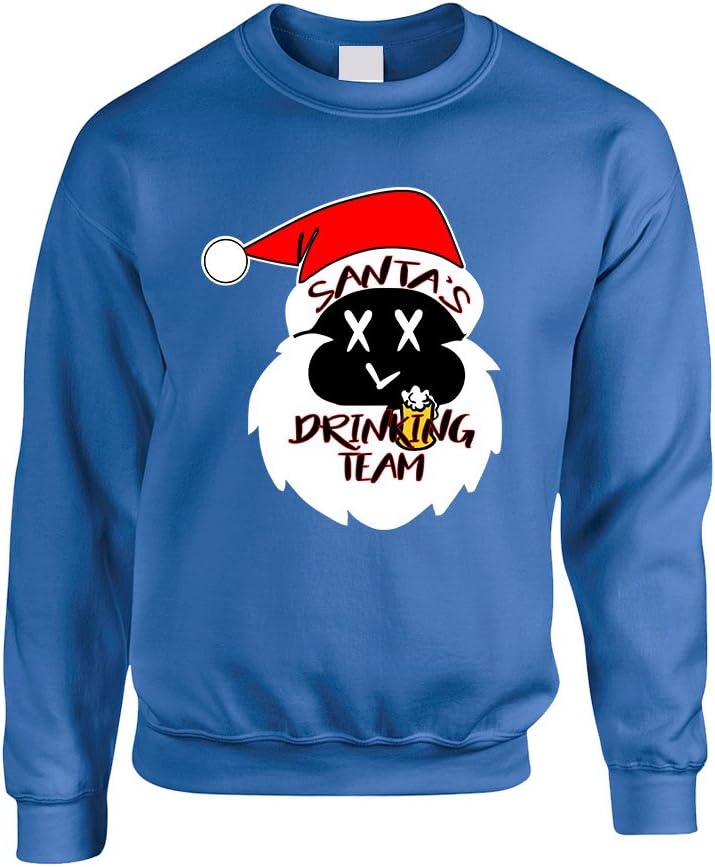 Guinness Christmas Sweater Repeating Santa Pattern Ugly Christmas