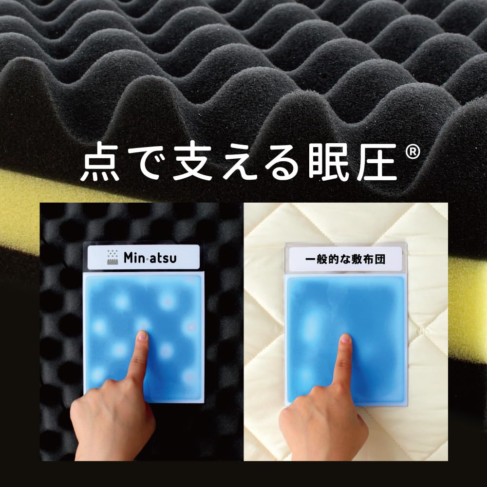 Amazon｜マットレス Min・atsu 眠圧 Premium プレミアム S シングル 硬