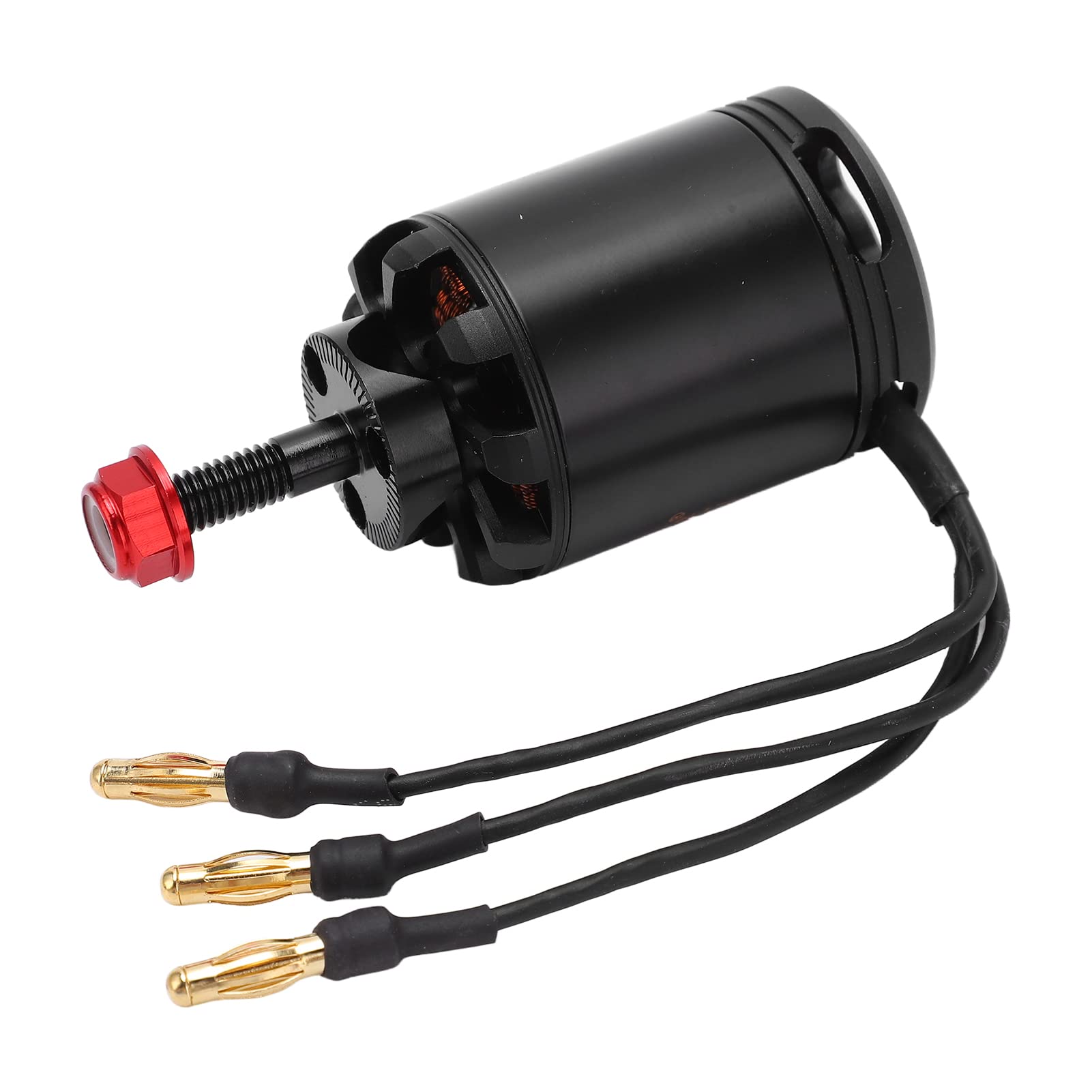 HUIOP Motor sin Escobillas de Alta Eficiencia 2825 700KV para Avión Teledirigido de Ala Fija RC, Mecanizado CNC, Eje Salida Acero Inoxidable, Pieza Motor 1100W 60A para Aviones Control Remoto (CCW)