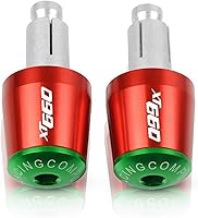 Vista 15 de 7/8" 22mm Motorcycle Handlebar Grips End Handle Bar Cap Ends Plug for XT660E XT660R XT660X XT660 XT 660 E R X 1990-2017 (Color : Black-Green)