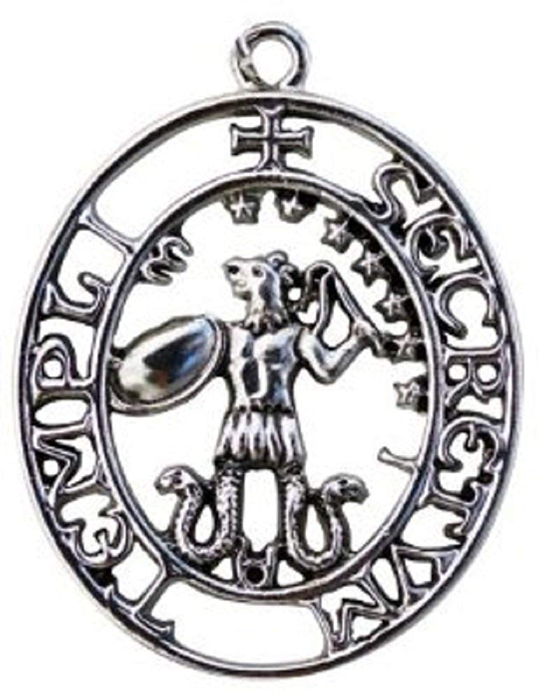 Sigil of Abraxas Pendant: Magickal Right and Might (Knights Templar)