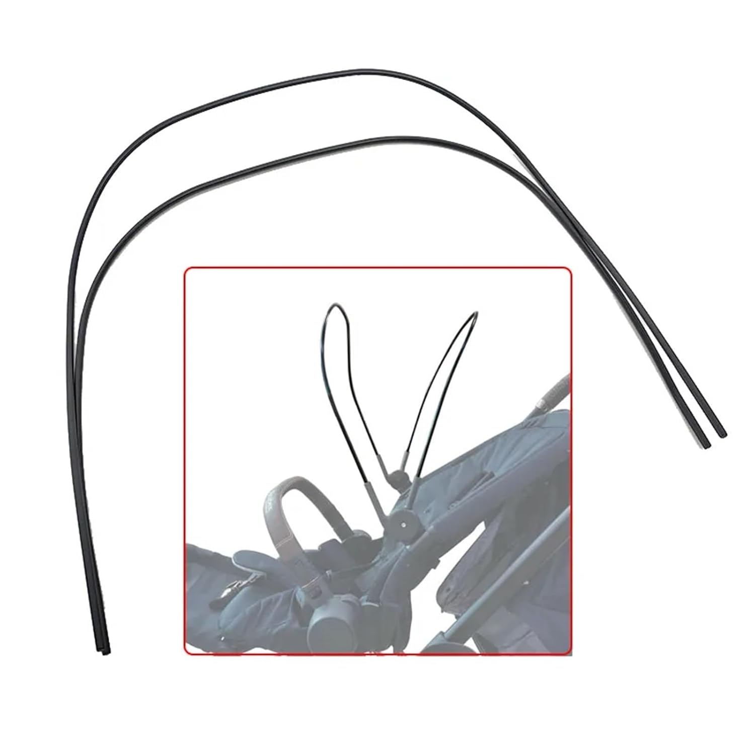 Buggy Sun Awning Support Rod for Cybex Priam 3/4 Mios 2/3 Canopy Frame Roof Strut Baby Stroller Seat Sunshade Support Bar
