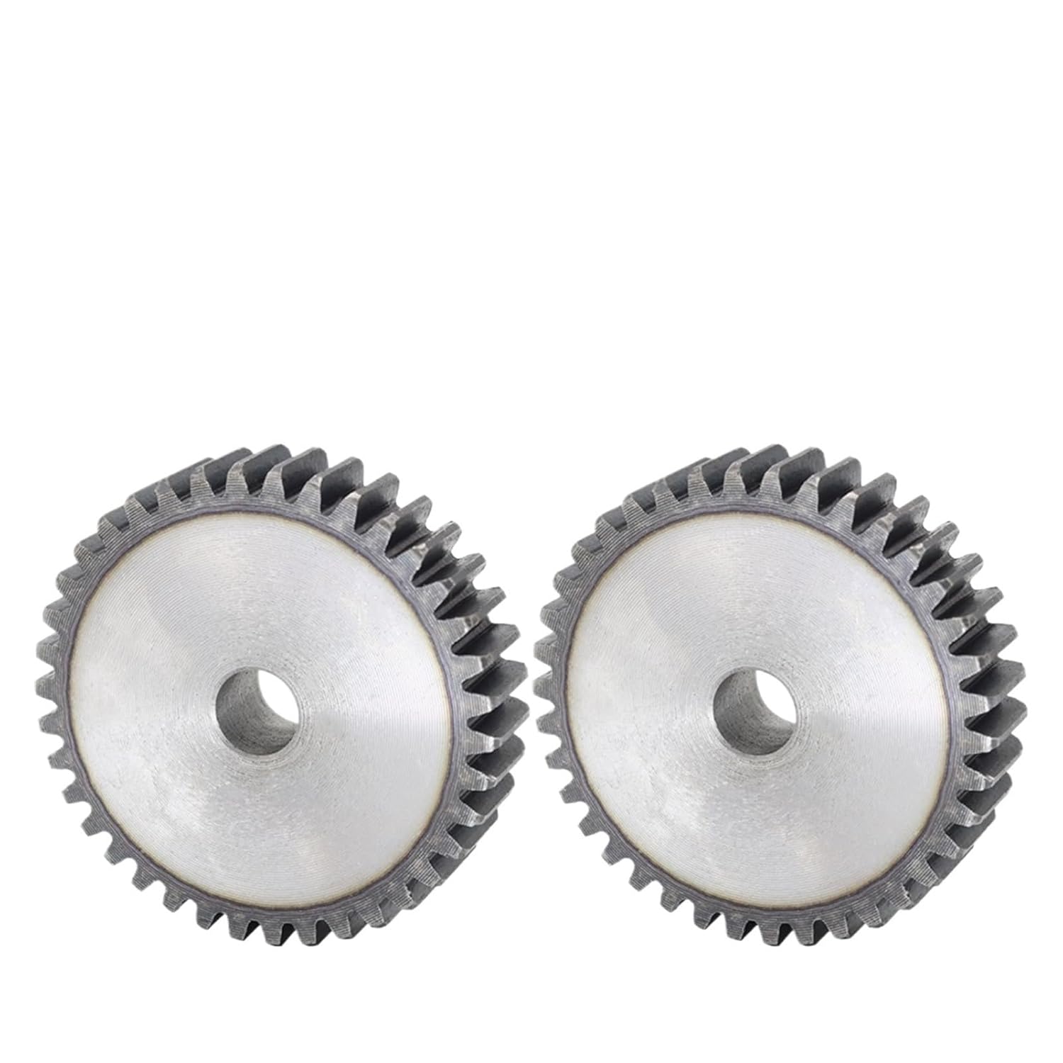 Gear 2M-34T/35T/36T/37 T Process Hole12mm Gear Wheel Low Carbon Steel Pinion Gear Total Height 20mm 1Pcs(34 T-Rough hole-12mm)