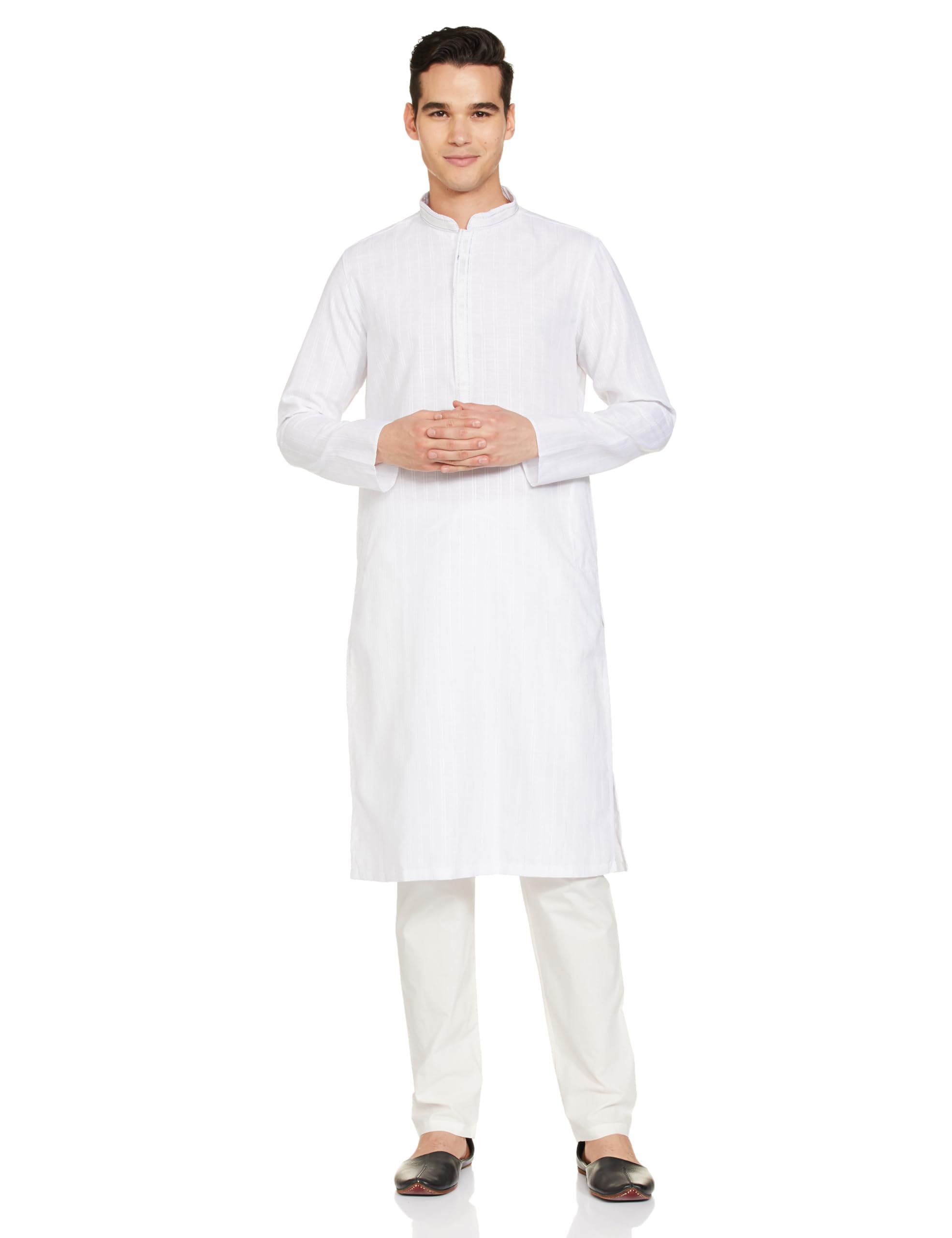 manyavar Men's Self Design Kurta Set-picture-38