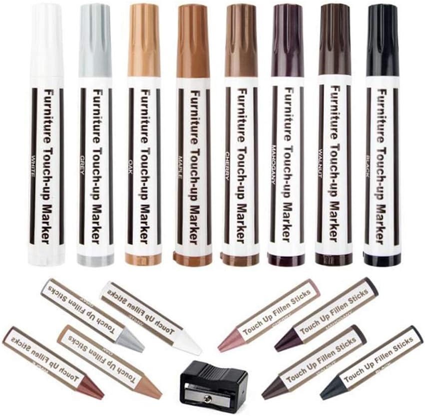 Glorytrack Furniture Repair Markers,17pcs Furniture Touch