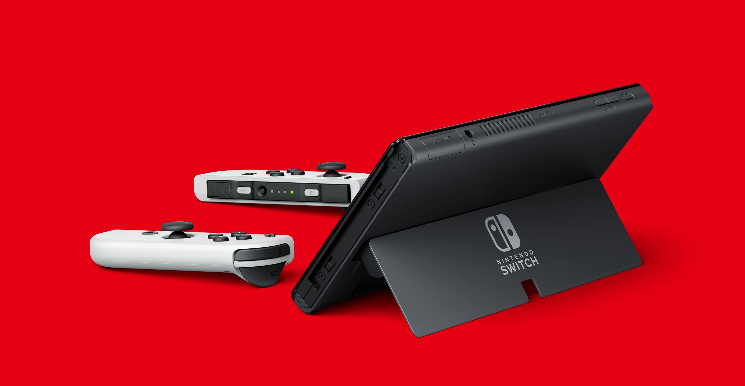 Nintendo Switch 本体 ブラック ホワイト Joy-Con Amazon.com: Nintendo Switch Console OLED Model with White Joy-Con