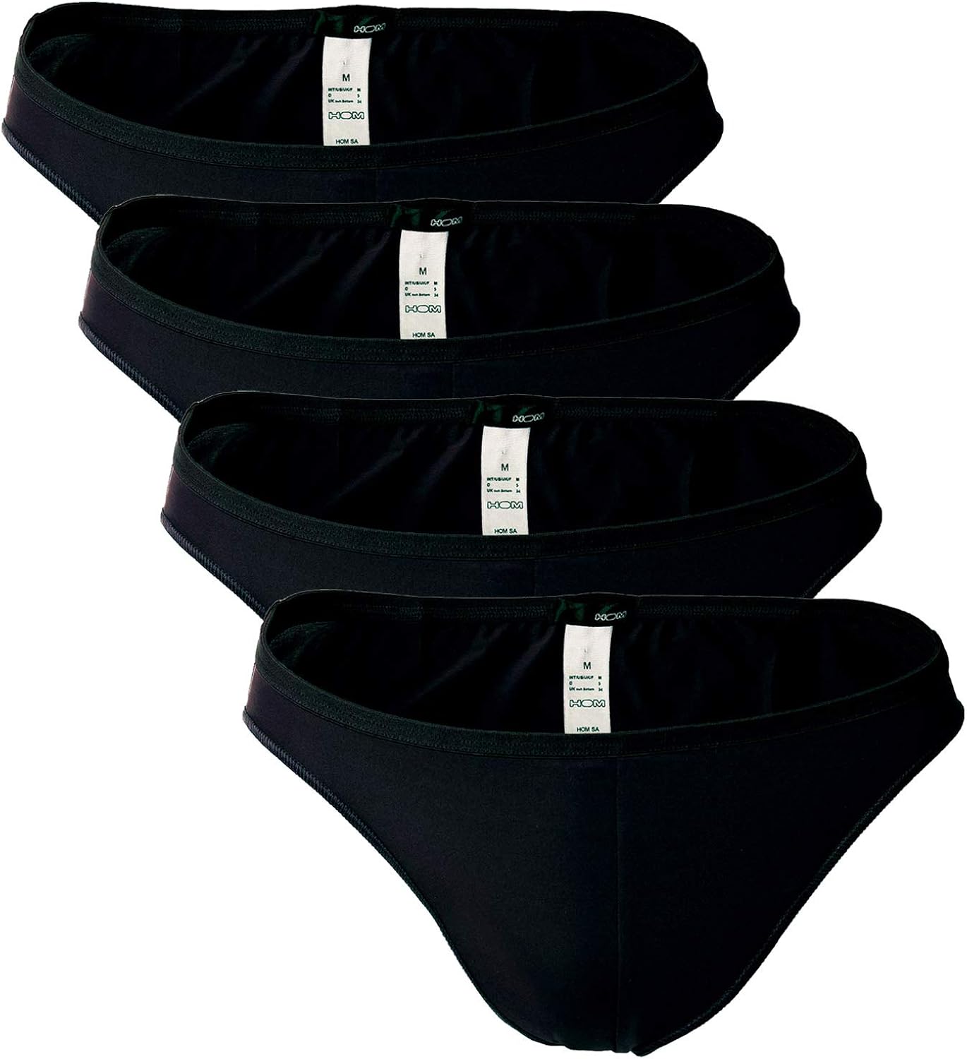 HOM Pack of 3 Men's Micro Briefs Plumes Ultralight Microfibre Briefs