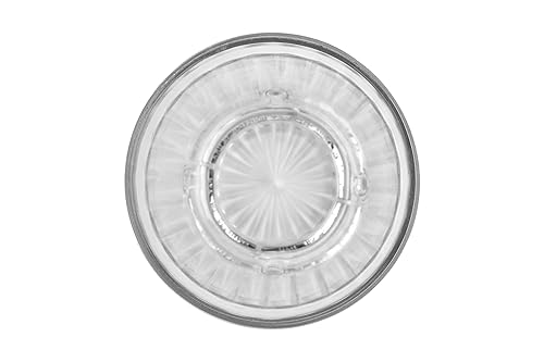 Miniatura 3 de G.E.T. 8812-1-CL-EC - Vasos facetados de plástico irrompibles resistentes a prueba de golpes, 12 onzas, transparente (juego de 4)