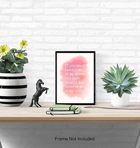 Miniatura 5 de Empowerment Wall Art - Motivational Quote - Inspirational Wall Decor Home decoration for Bedroom Bathroom Living room - Chic Unique Gift for Women