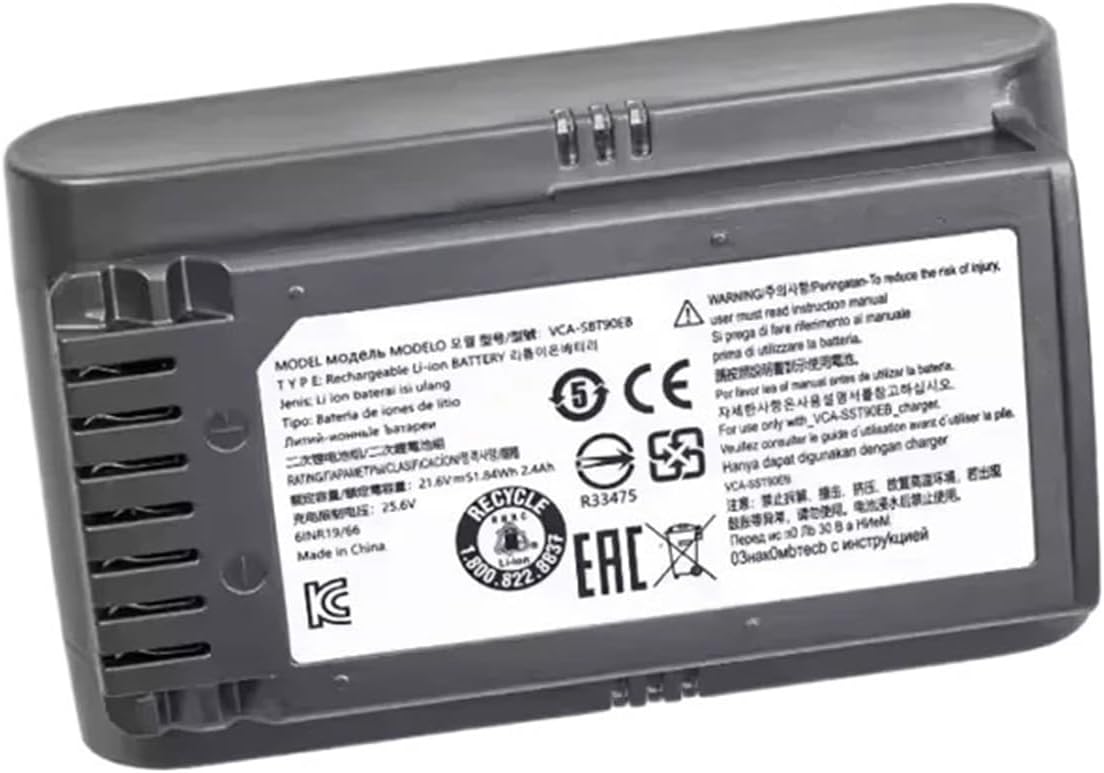 Battery, Compatible For Samsung Jet 75, Jet 90, Jet75, Jet90, VS70, VS9000, VS20T7532T1, Vacuum Cleaner(2400mAh)