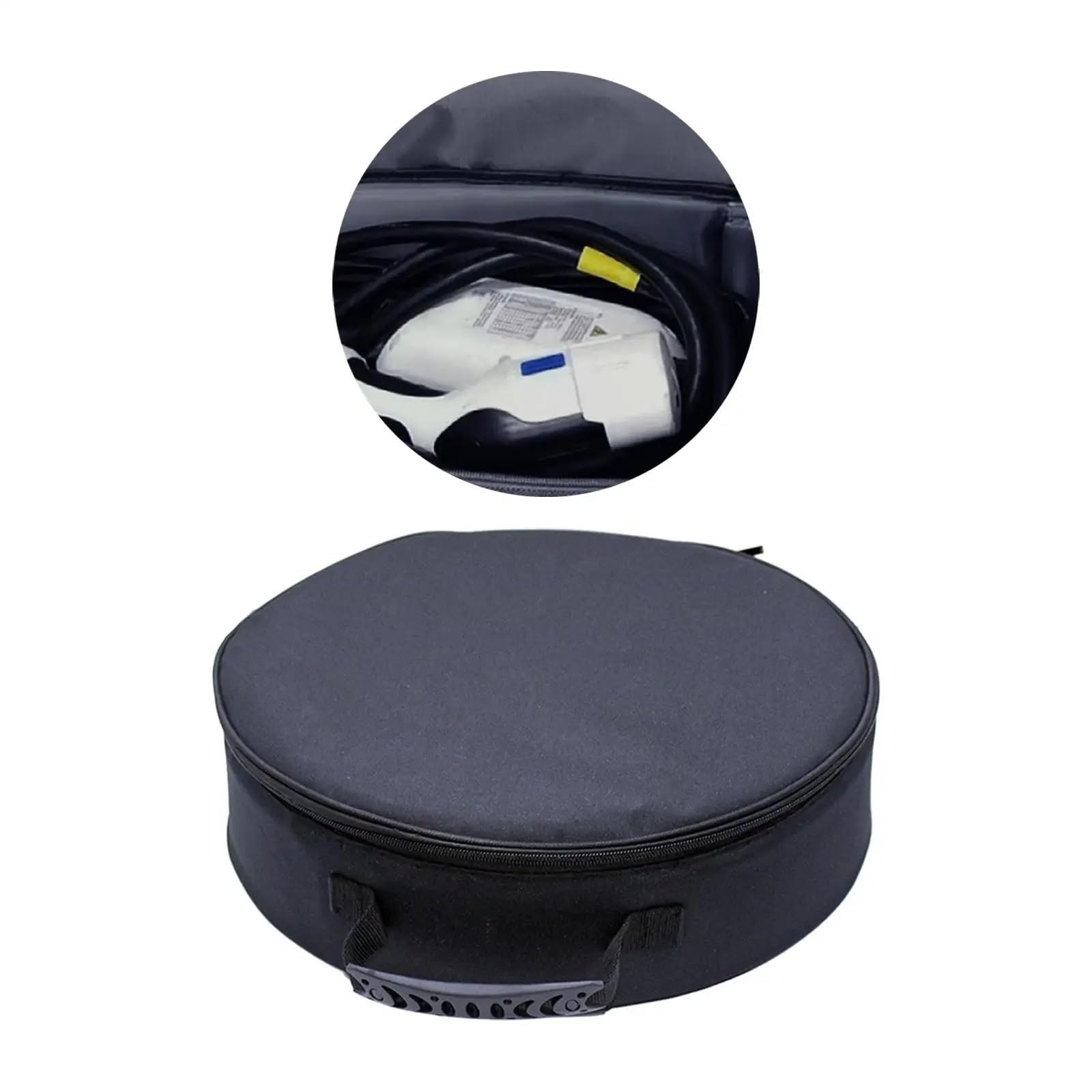 Tasche Für Autoladekabel Wasserdichte EV-Kabeltasche, Ladekoffer for Elektrofahrzeuge, Aufbewahrungstasche for EV-Ladekabel, Reißverschluss, Autoladegeräte, Oxford-Stoff Für Kabel & Autozubehöre
