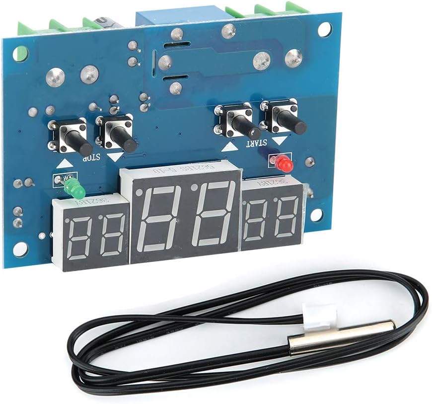 Thermostat Module Digital Temperature Controller Xh W1401 Digital Thermostat Module Intelligent Temperature Control Module Dc9~15v, -9~99℃