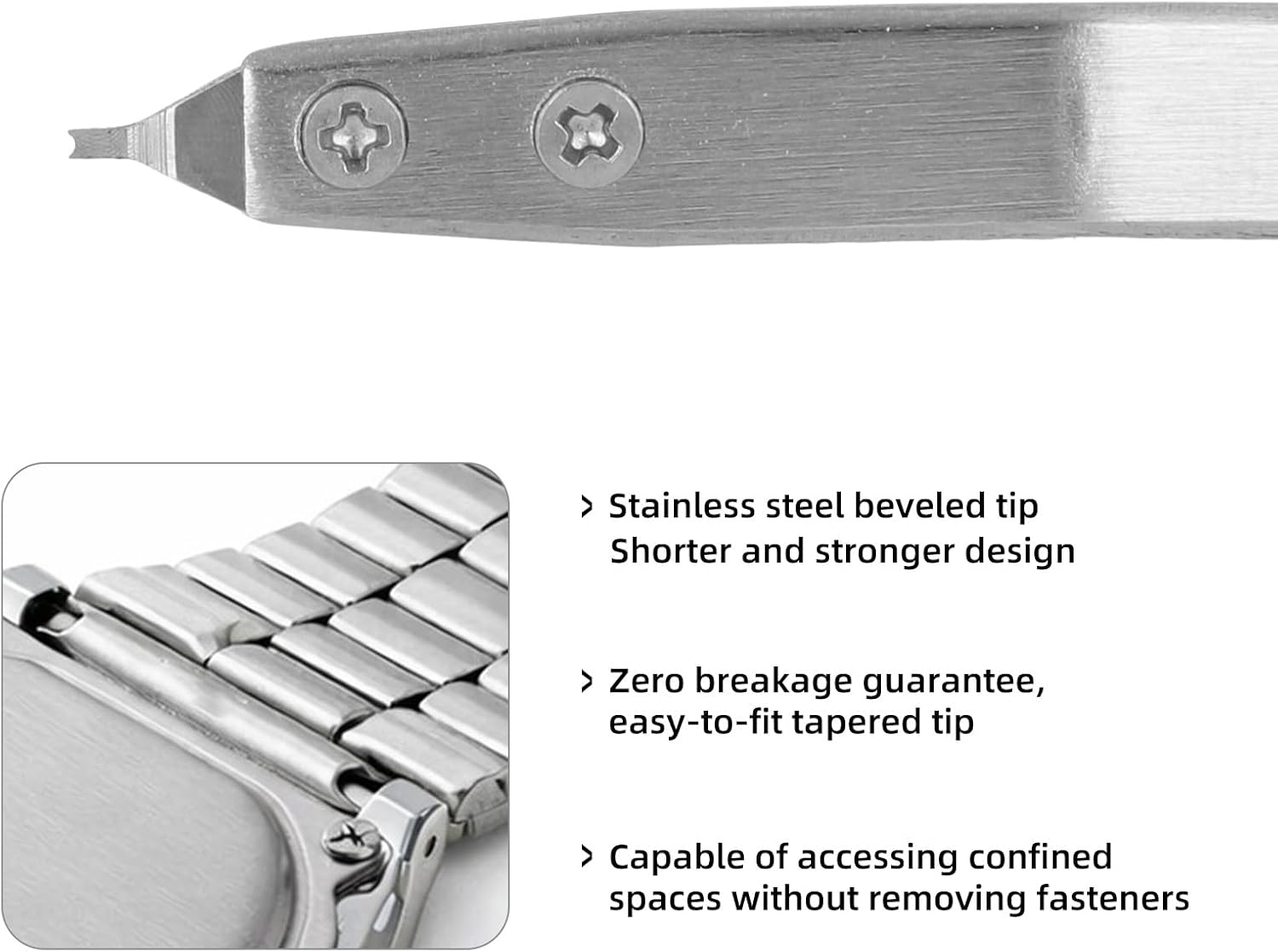 Watch Spring Bar Tweezer, Spring Bar Pliers Lug Removal Fitting Tool image 5