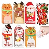 LOKIPA Christmas Cash Money Card with Envelopes,72 Xmas Money Gift Card Holder 24 Cards 24 Envelopes 24 Stickers