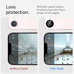 Spigen Camera Lens Screen Protector [GlasTR Optik Pro] designed for iPhone 17e / 16e - Black [2 Pack]