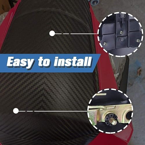 Miniatura 5 de TAZGANTAX Cubierta trasera de asiento de pasajero para motocicleta Su-zu-ki GSXR 600 GSXR750 GS-XR 600 GS-XR750 GS-XR750 cubierta de asiento 2011