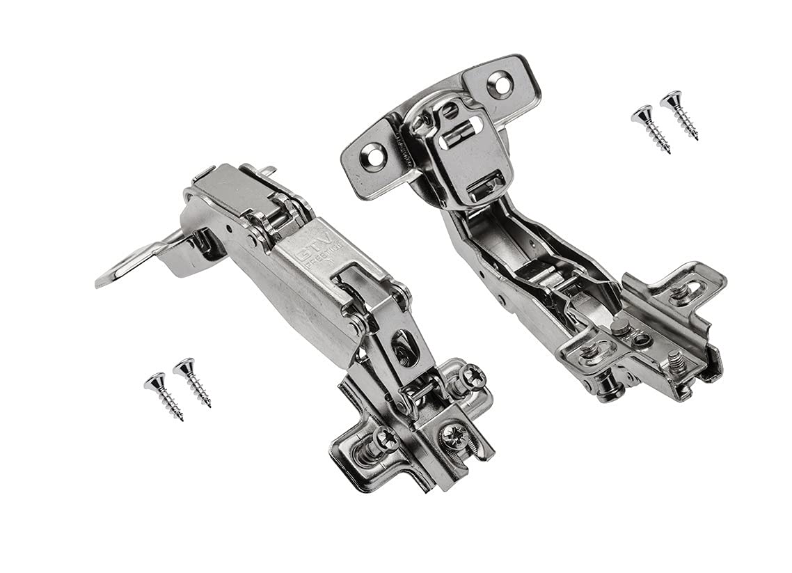 GTV Kitchen Bedroom Cabinet Unit Door Hinges Angular 165 Degree Pack of 2 pcs