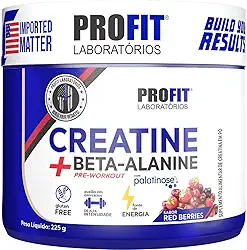 Creatine + Beta Alanine - 225g Red Berry - Profit Laboratório