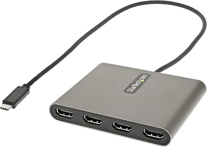 StarTech.com USB C to 4 HDMI Adapte…