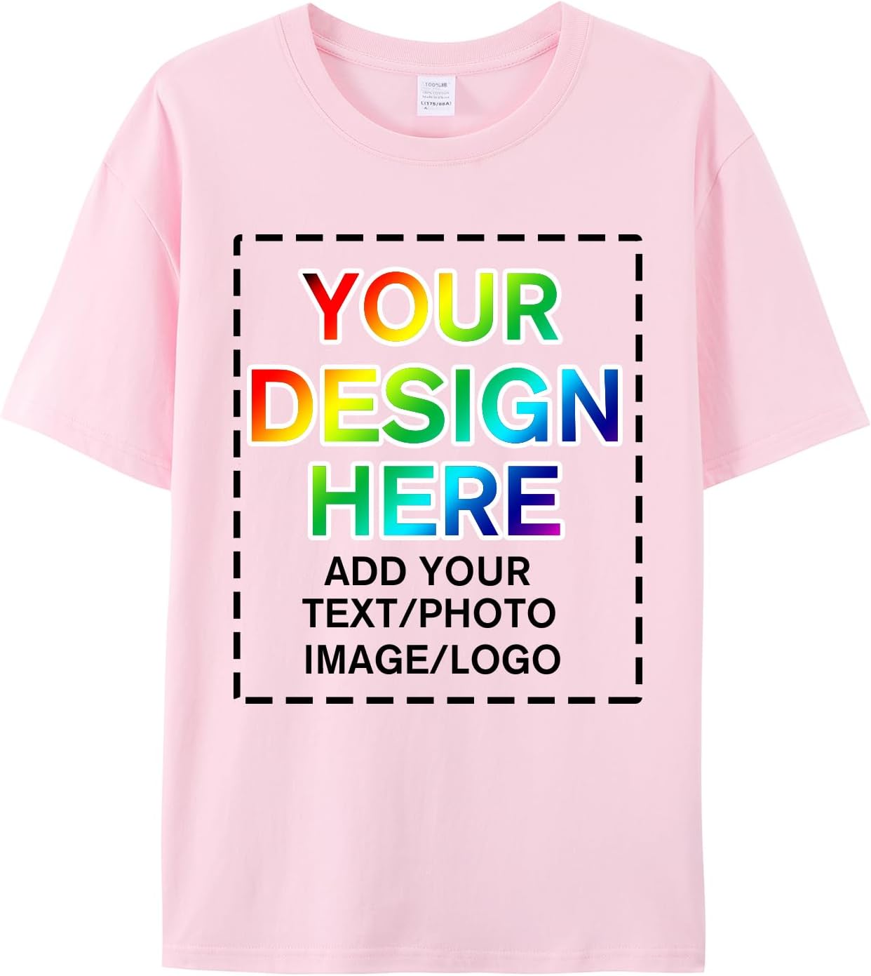 Custom Your Own Shirts with Photo Text & Logo - Personalized Tee Shirt for Men Women & Kids - Custom Personalized T Shirt