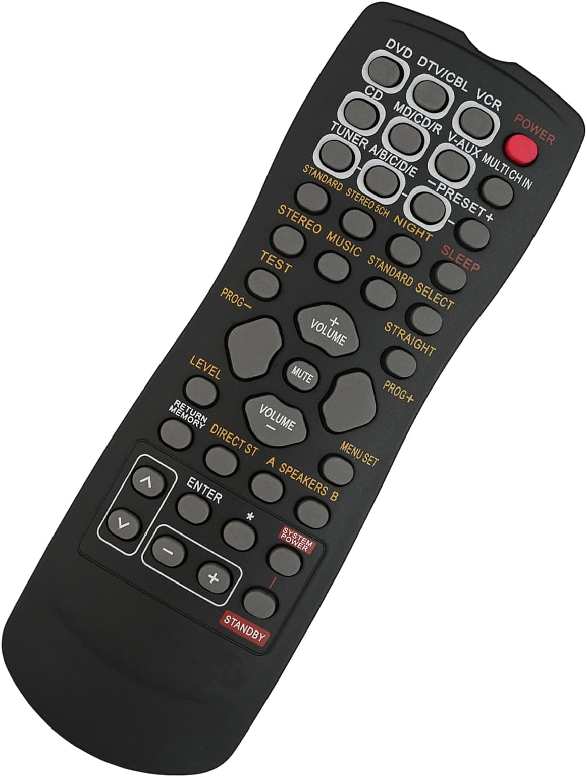 Replacement Remote Control for Yamaha DTX-5100 HTR-5860 RX-V657 HTR-5860BL DSP-AX440 DSP-AX540 HTR-5550 AV A/V Receiver