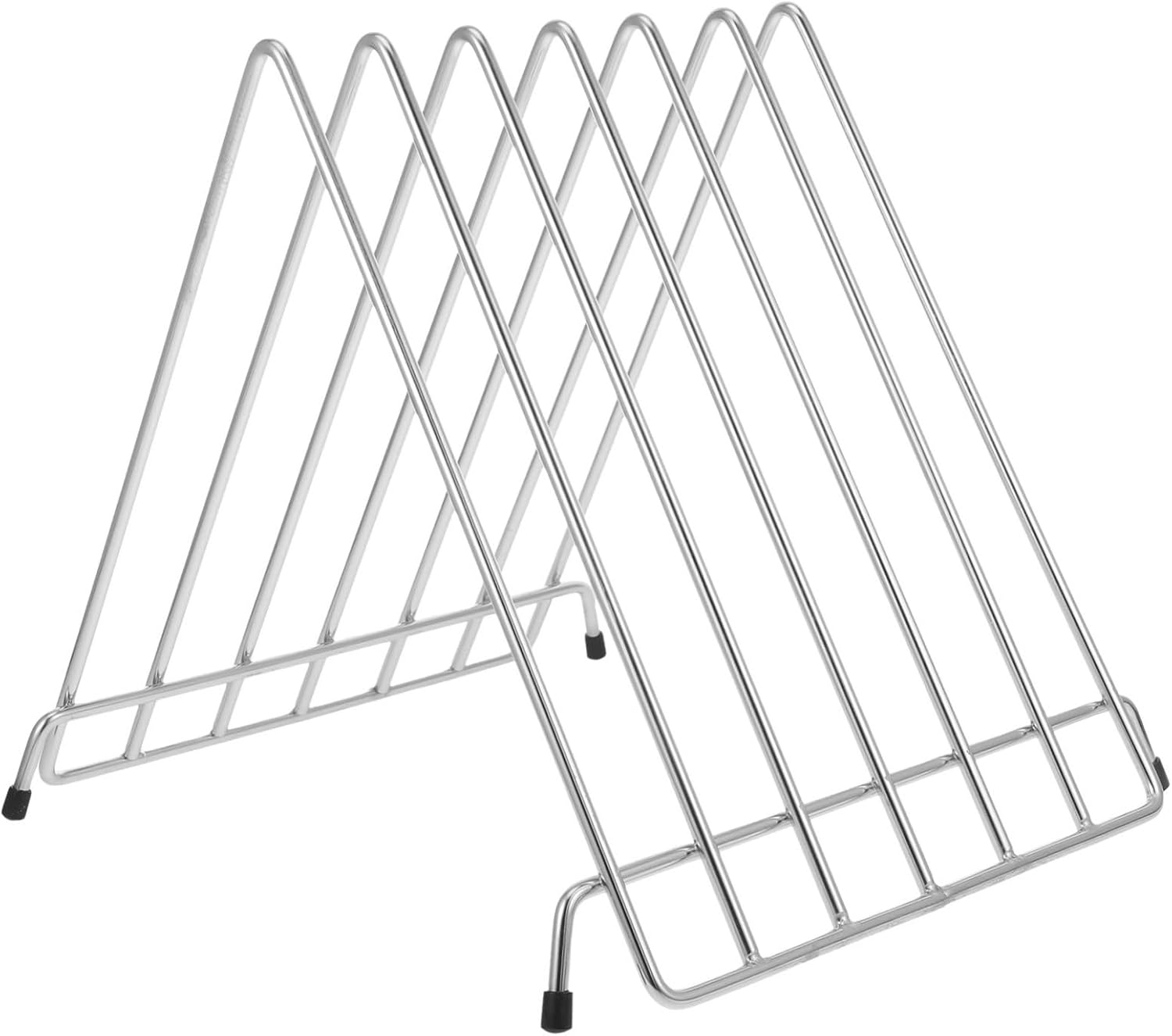 Stainless Steel Cutting Board Rack Heavy-duty Kitchen Storage Organizer for Chopping Boards and Pot Lid Stand Stable Corrosion-resistant Design for Home and Commercial Use