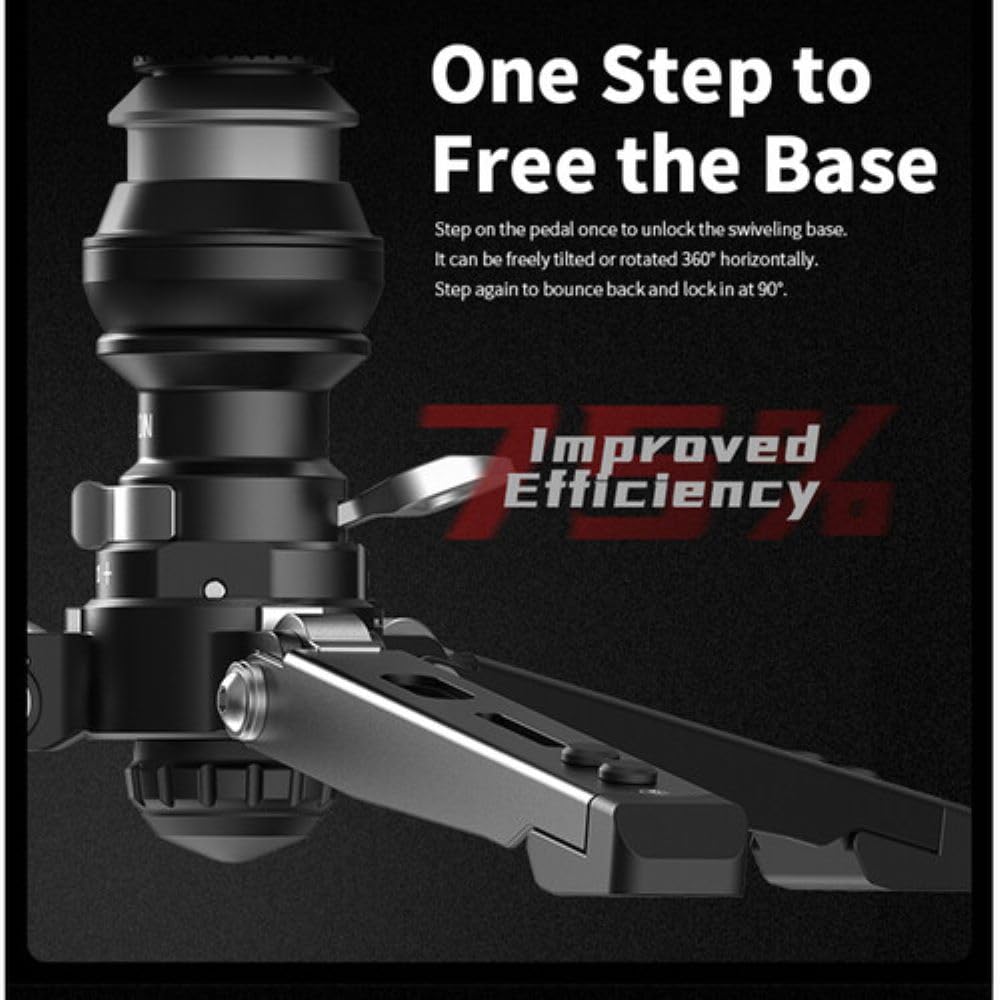 Amazon | YC Onion MQC158 PINETA 2.0 カーボンファイバー一脚 | 一脚 通販