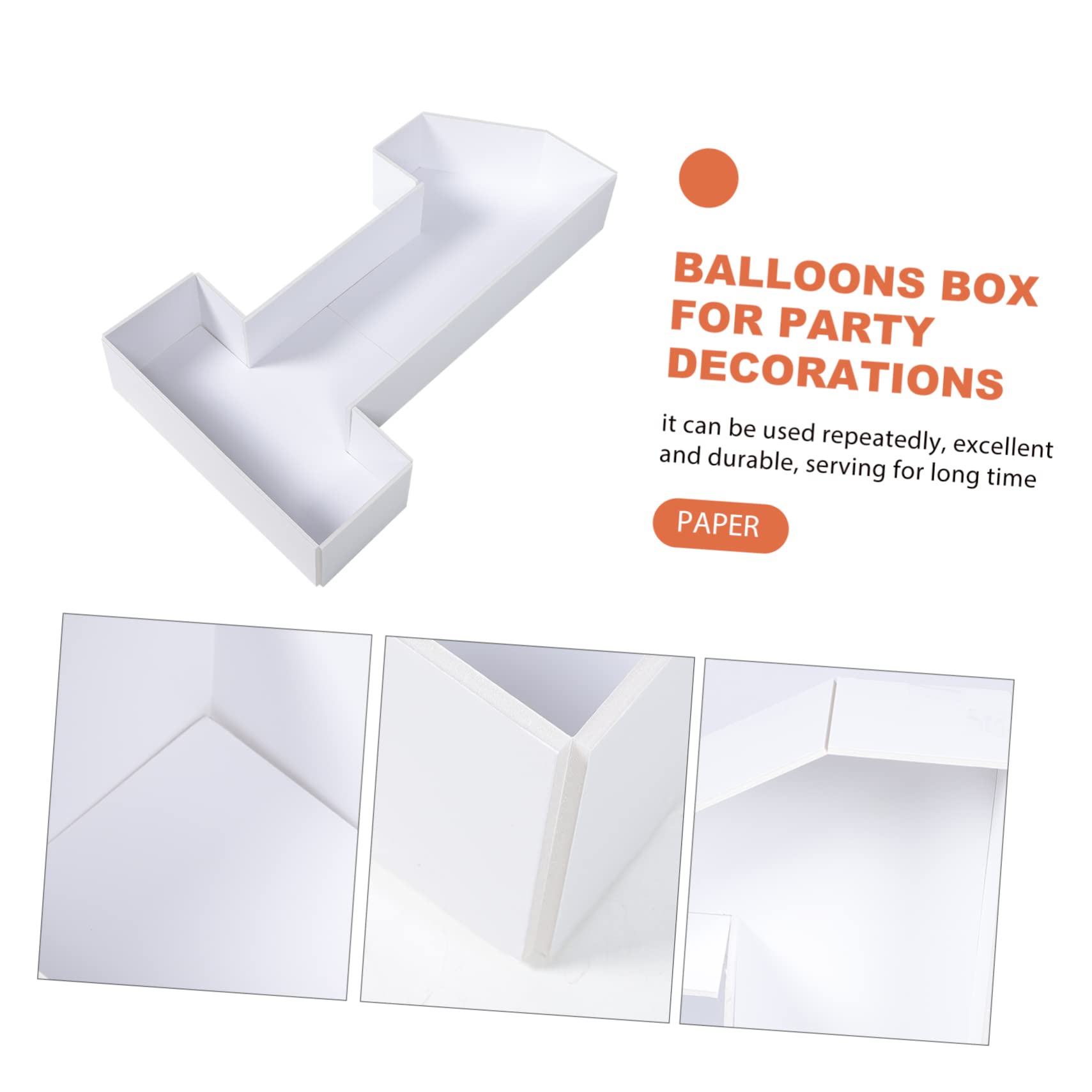 Cornice di Palloncini Numero 1 in Ps Bianco per Feste