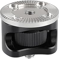 Vista 6 de CAMVATE Soporte roseta con tornillo de pulgar de 1/4"-20 y rosca hembra M6 para monitores SmallHD serie 700 - 2839