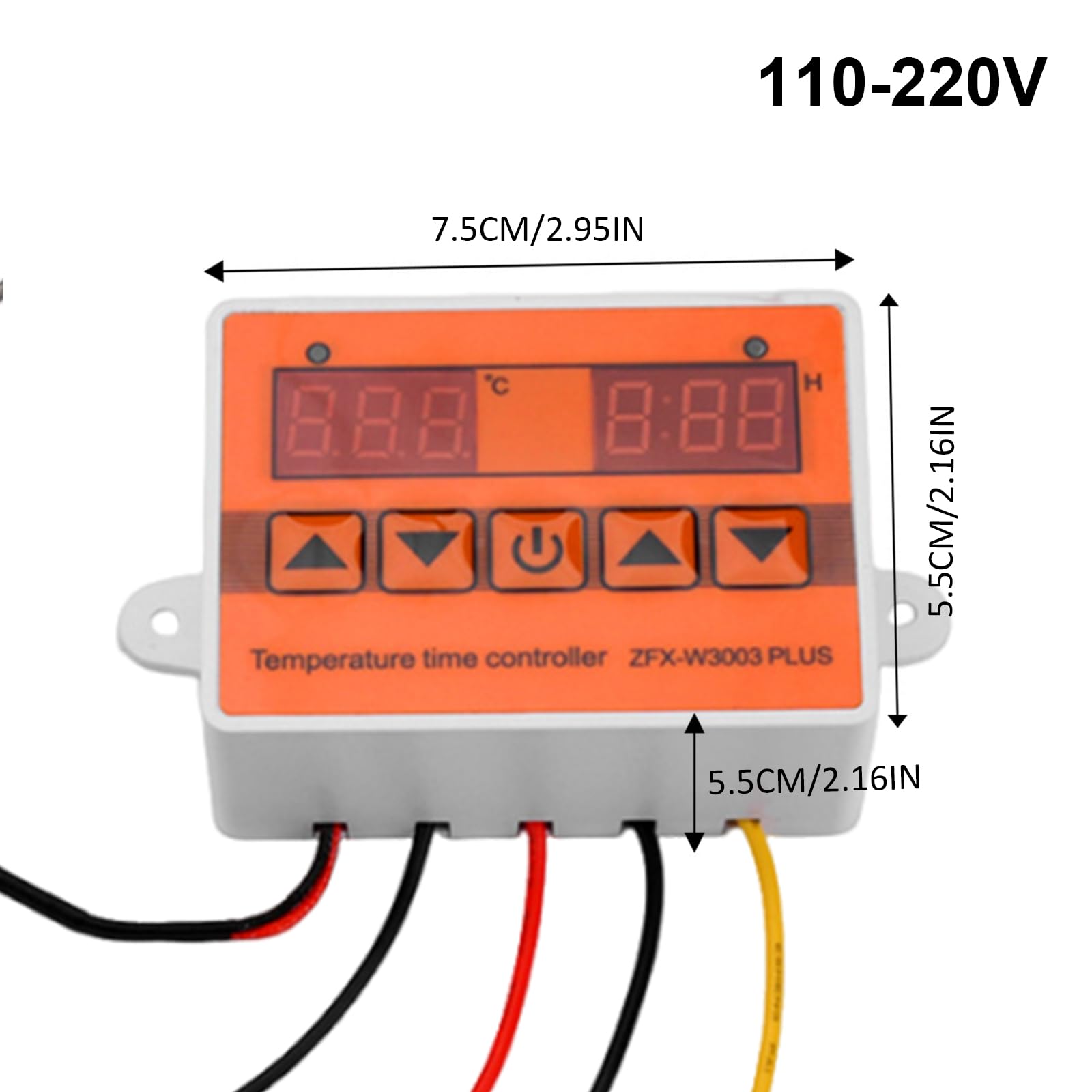 Regulador de temperatura digital DC12 V 24 V CA 110-220 V LED regulador de temperatura termostato de refrigeración