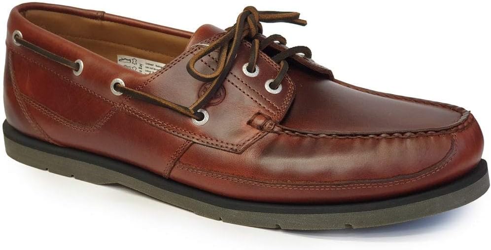 Mens Cherokee Leather Deck Shoes
