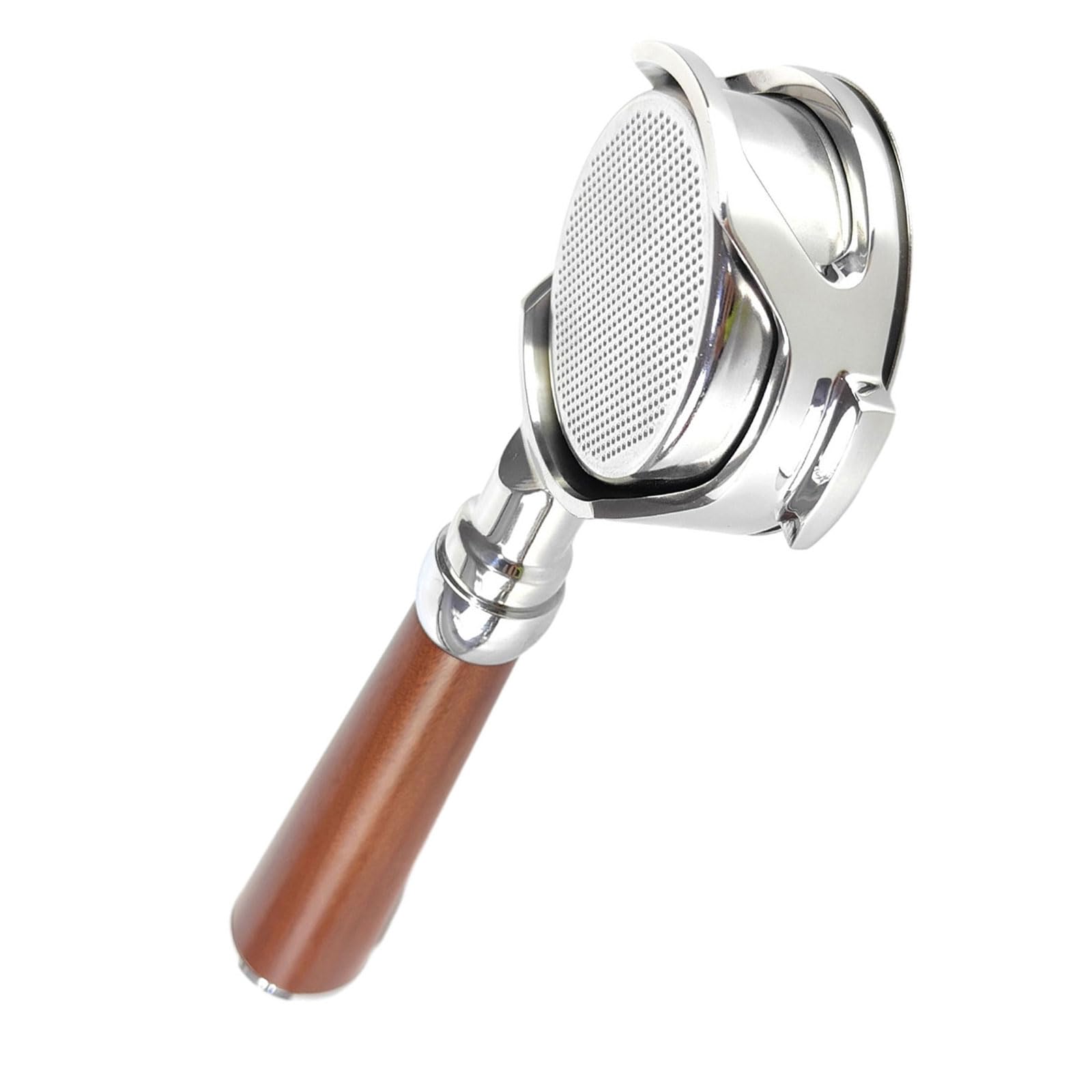 Portafiltro para cafetera con mango sin fondo de 58 mm, portafiltro universal sin fondo para EXPOBAR E61 FAEMA SEMRMO E61 Portafiltro