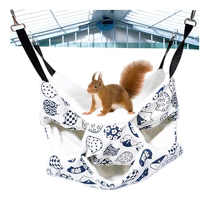 Small Pet Cage Hammock Hanging Bed for Small Animals Pet Cage Cage Accessories Bedding Pet Hammock for Cage