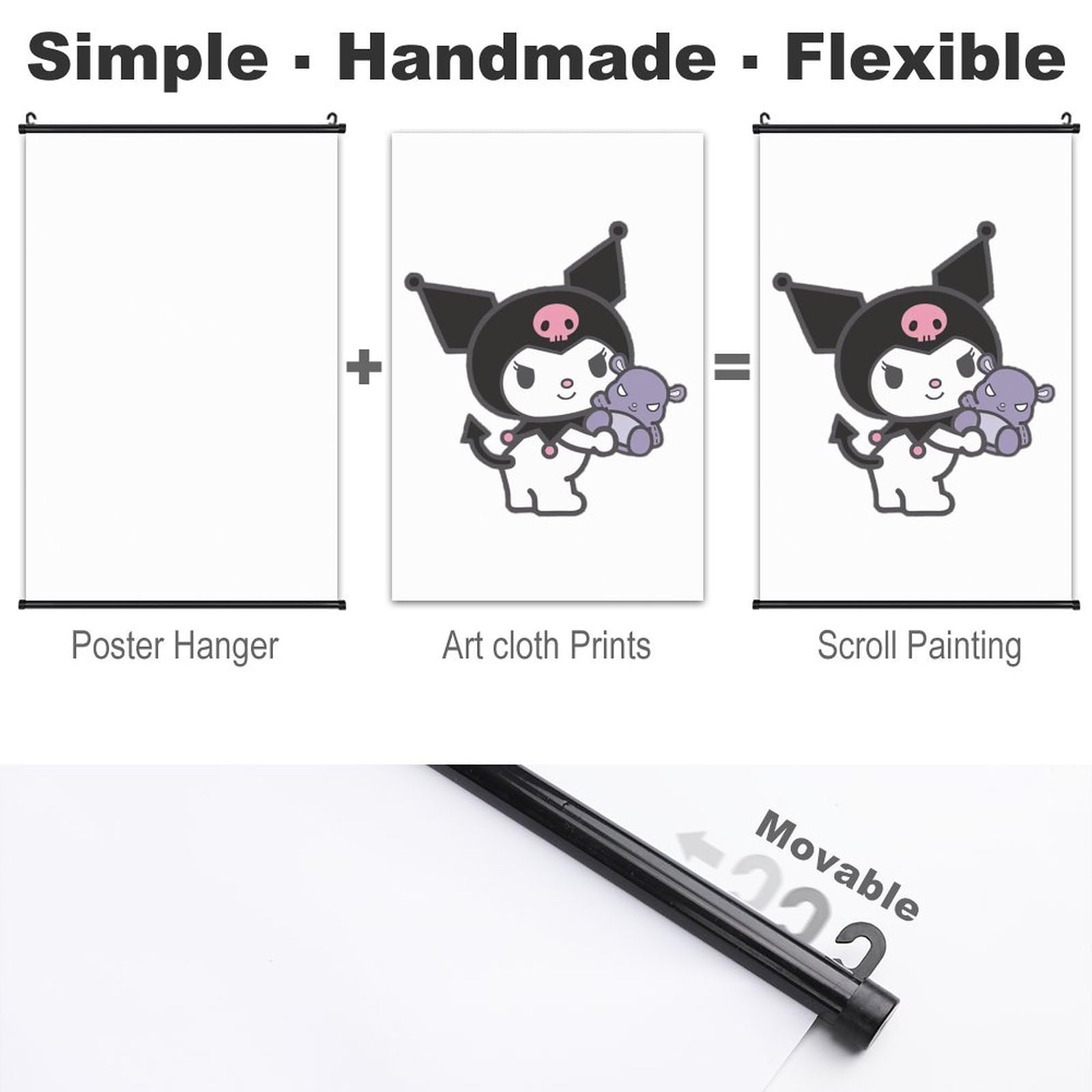 Amazon.co.jp: クロミ ちゃん マイメロディ壁掛け画 壁掛けポスター 壁