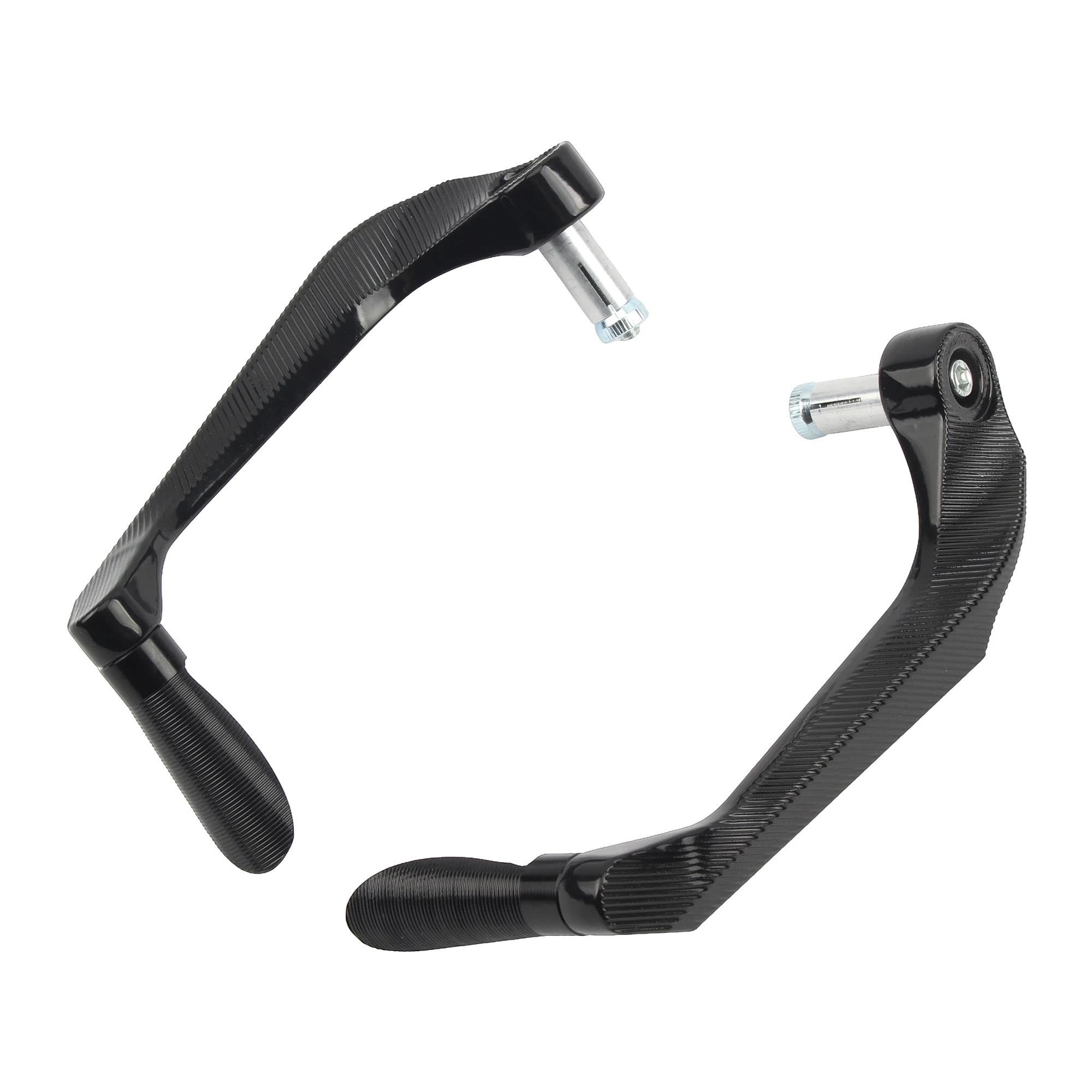 HDHCSCAGH Motorcycle Handguard Shield Universal Brake Clutch Levers Guard Protection Motorcycle Handguard Handlebar Protection Covers(Black)