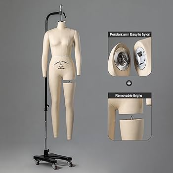 美品♡女性用マネキン 腕取り外し可 Amazon.co.jp: 女性マネキン トルソー、取り外し可能な腕調節