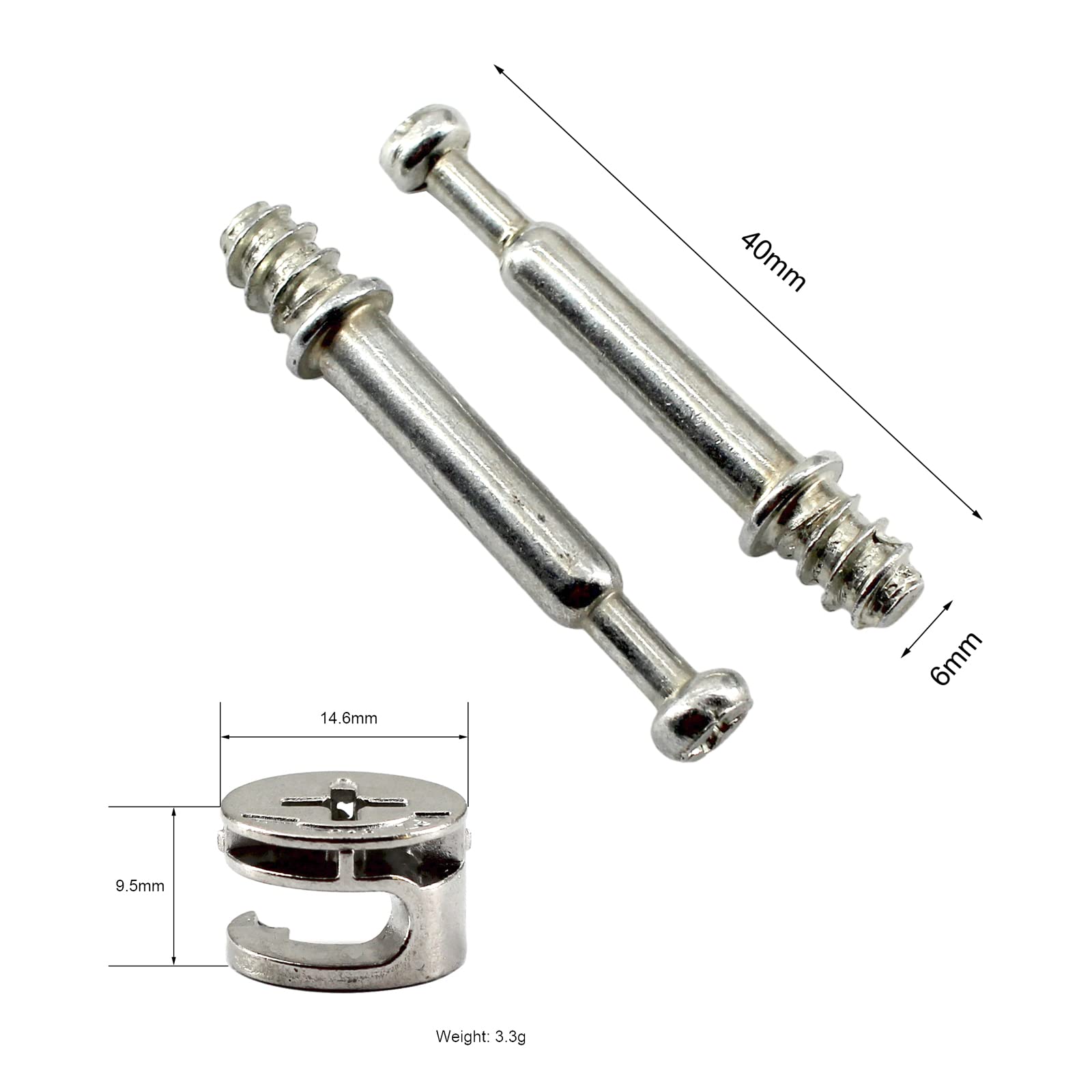 Furniture Connector Screws - Cam Locks & Dowels -5 Furniture Connector Screws - Cam Locks & Dowels -5