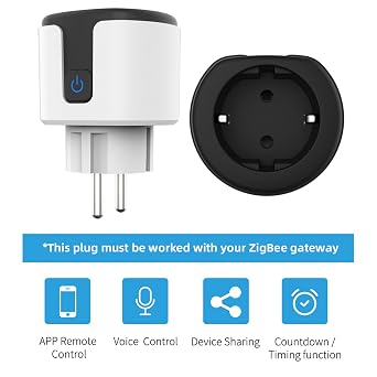 Smart Socket, Wi-Fi Compatible, Remote Control, Home Socket with Relay Function, App-Compatible Remote Control, Indoor Kitchen Appliances, Heater, Humidifier,
