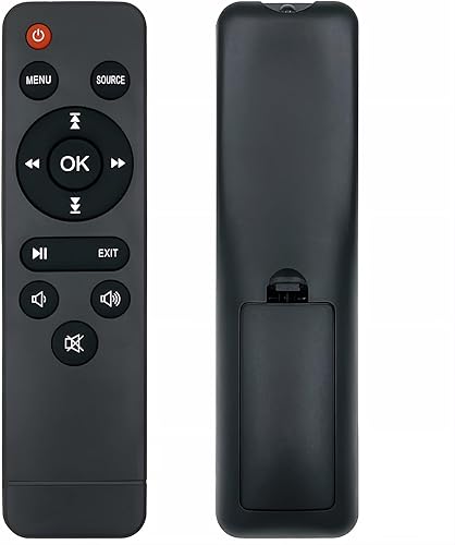 Control remoto de repuesto para mini proyector, compatible con TMY V08, AuKing M8-F, NISOO M10, PANSEBA HI-04 Mini proyector (1 unidad)