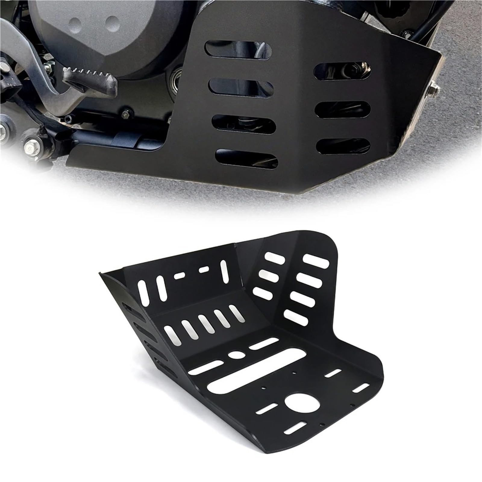 Protector De Motor De Moto para Kawasaki para KLR650 1987-2018 2022-2024 Accesorios Motocicletas Placa Protectora Protección Chasis CNC Placa Protectora Protección Chasis Defensa Protector Motor