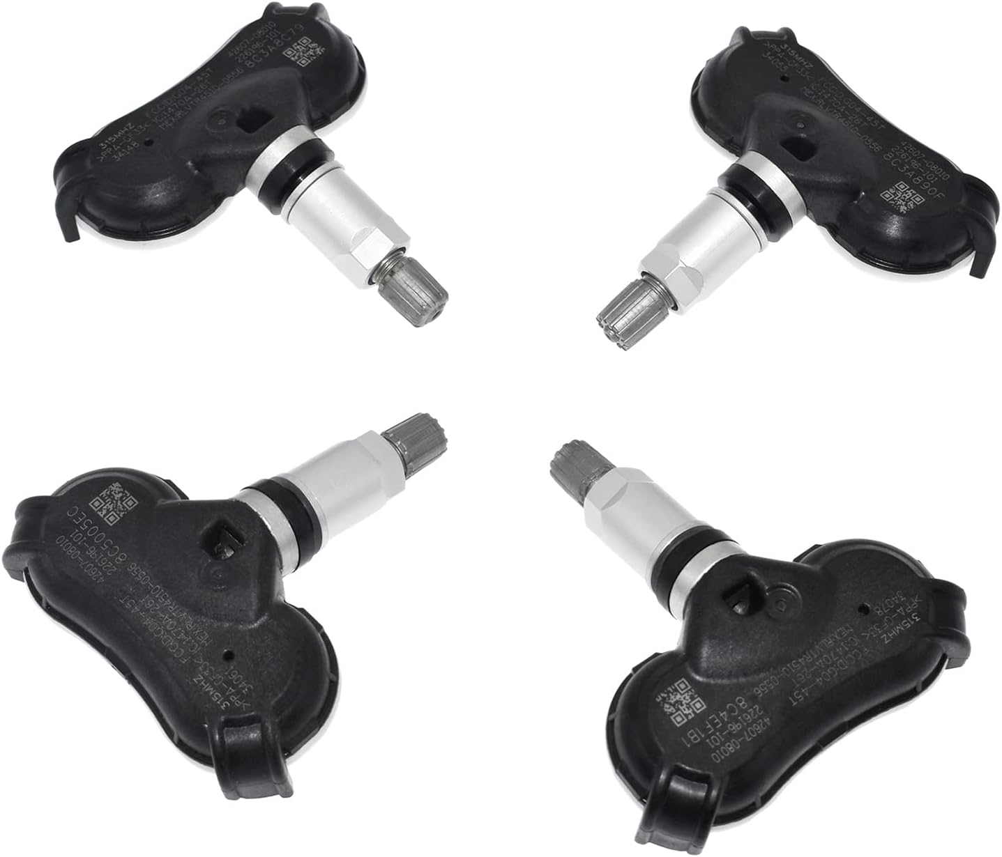 TPMS Tire Pressure Monitoring Sensor 42607-08010 42607-0C070 for Toyota Sienna 2006-2017 Sequoia 2006-2017 Tundra 2006-2017（Set of 4）