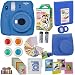 Fujifilm Instax Mini 9 Instant Camera Cobalt Blue + Fuji Instax Film Twin Pack (20PK) + Blue Camera Case + Frames + Photo Album + 4 Color Filters and More Top Accessories Bundle