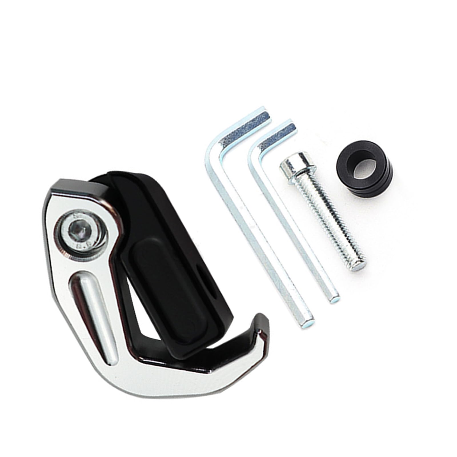 Kangnice Modifiable Aluminum Mixture Handlebars Attract Tool Complimentary Installation Secure Against Slip for Passenger Cycling Gear Cycling Storage Hook