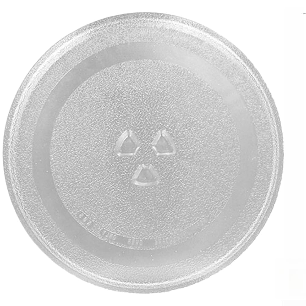 para plato Giratorio Microondas 255mm para cristal Templado Repuesto Y Forma Compatible para midea para panasonic(24.5 Y)