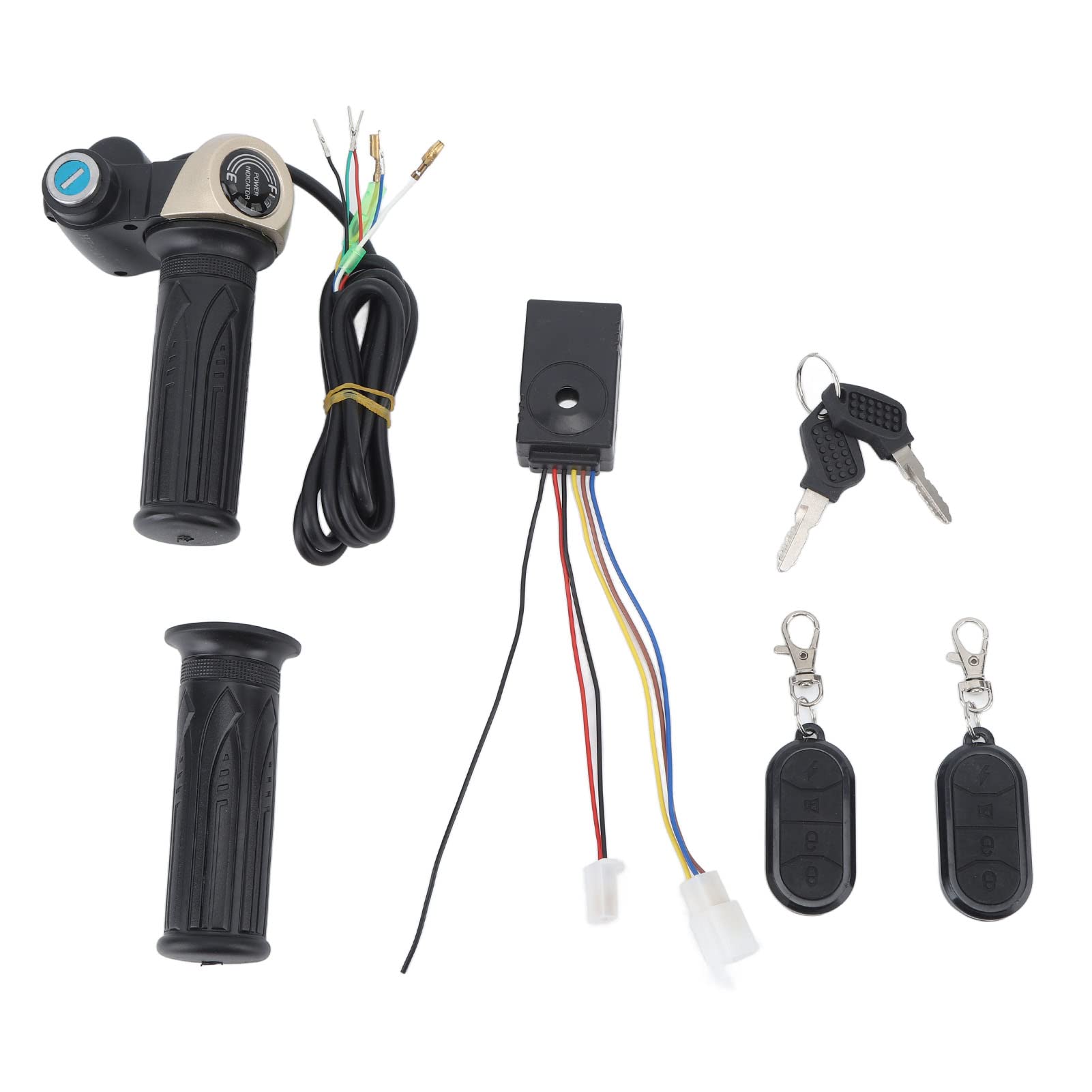 poignée d'accélérateur pour vélo électrique, ensemble d'alarme, tension universelle, antivol, capteur de vibrations de porte et fenêtre