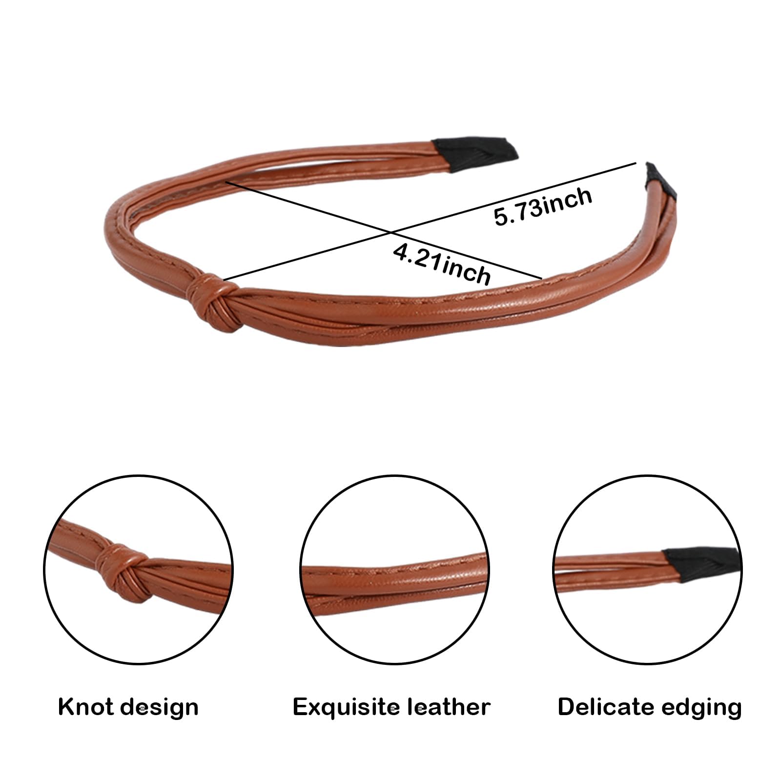 3 elastici per capelli con nodo e 3 elastici per capelli in raso, graziosi elastici per capelli, accessori per capelli semplici, accessori per capelli