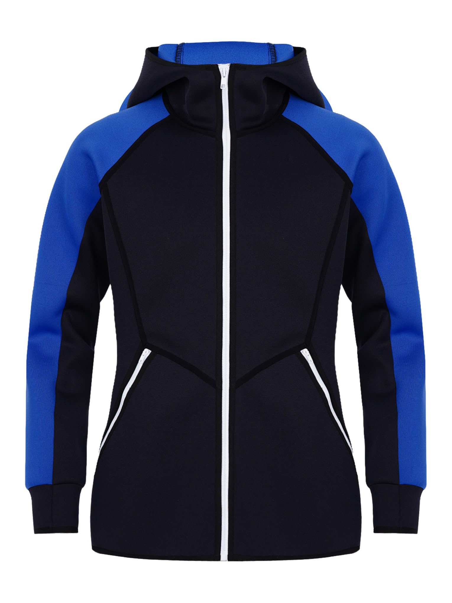 Hombre Chaqueta Neopreno Camiseta De Para Ligera Con Cremallera