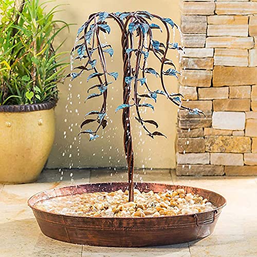 Junniu Fountain Indoor Outdoor Living Waterfall Fountain Home Decoration Wrought Iron For Outdoor Patio Garden #TOP4